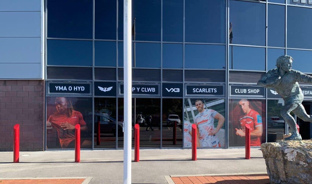 Scarlets - Window Signage